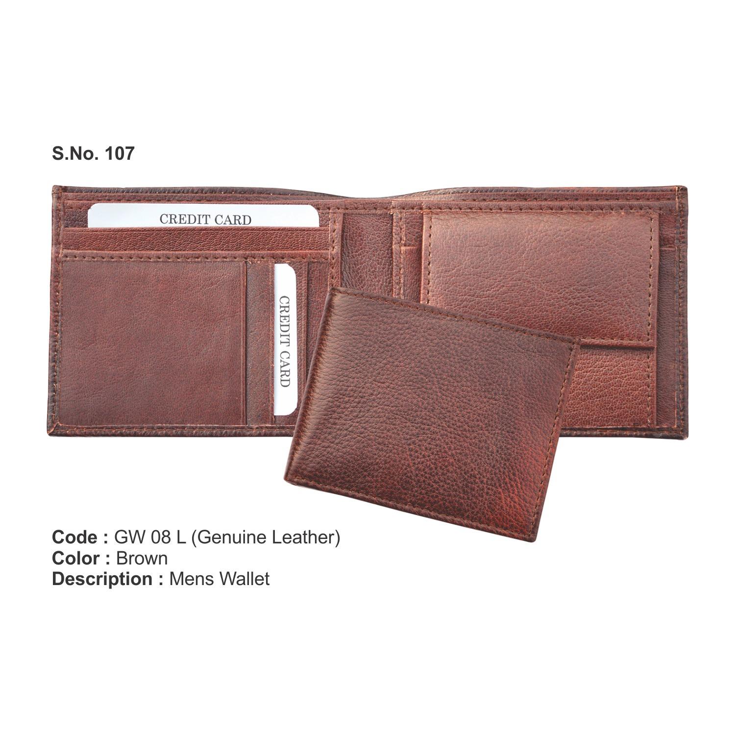 Genuine Leather Men's Wallet (GW08L) - PYG Corp